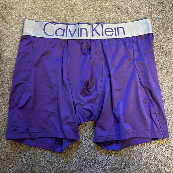 Calvin Klein Purple Boxer Briefs - Picture 1 of 2
